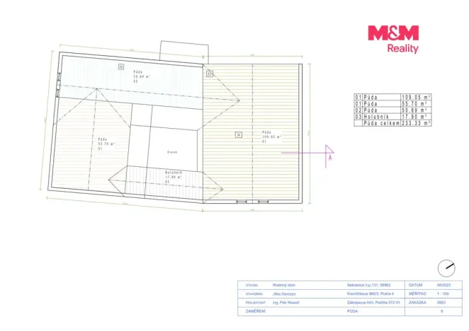 Prodej rodinného domu, Sebranice, 130 m2