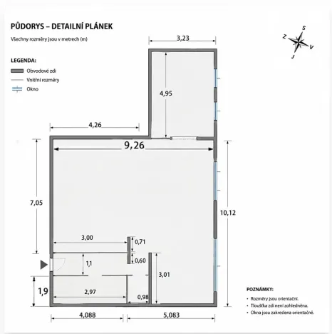 Prodej atypického bytu, Brno, Zábrdovická, 107 m2