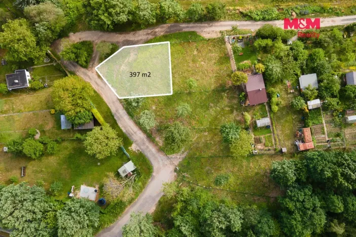 Prodej zahrady, Pardubice, 397 m2