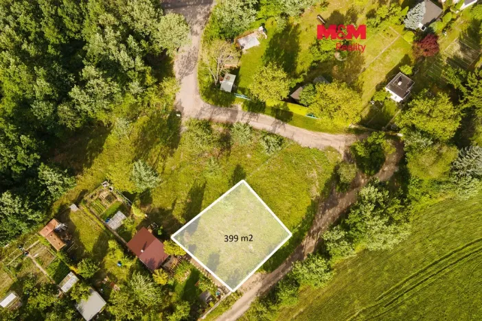 Prodej zahrady, Pardubice, 399 m2