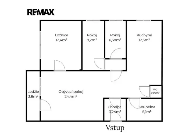 Prodej bytu 4+1, Hodonín, Jižní, 81 m2