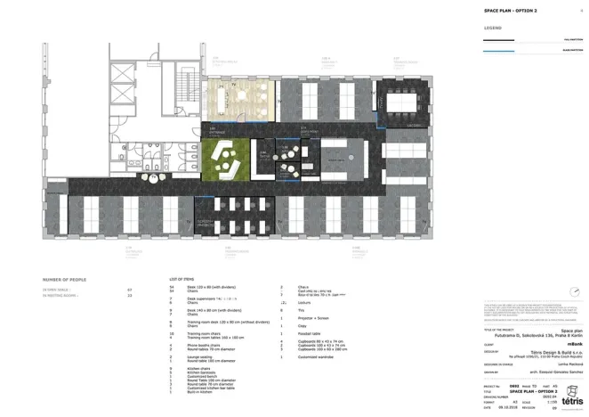 Pronájem kanceláře, Praha, Sokolovská, 502 m2