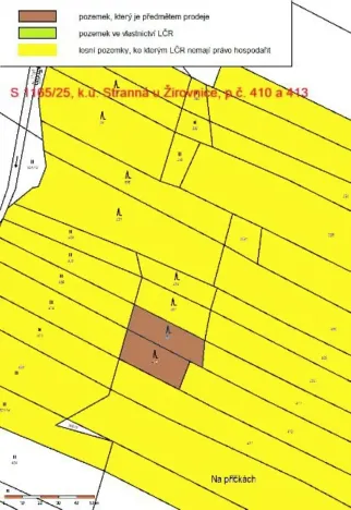 Prodej lesa, Žirovnice, 1258 m2