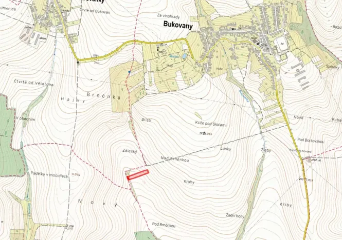 Prodej pole, Bukovany, 4230 m2
