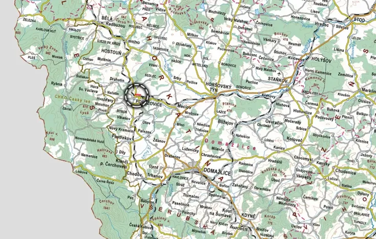 Prodej pole, Poběžovice, 34919 m2
