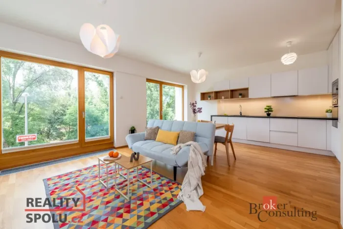 Pronájem bytu 3+kk, Praha - Karlín, Za Karlínským přístavem, 89 m2