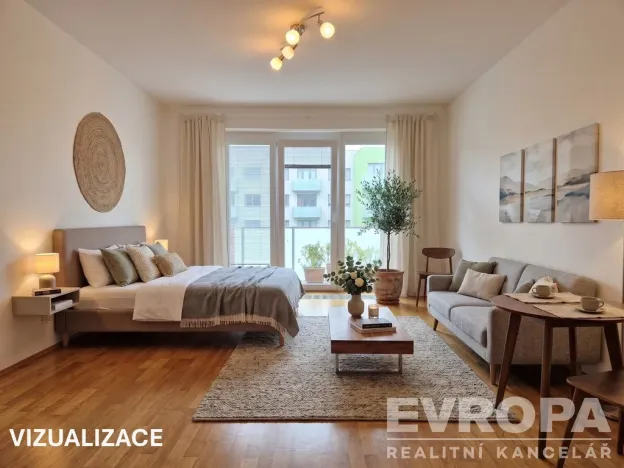 Prodej bytu 1+kk, Praha - Řeporyje, Kakosova, 36 m2
