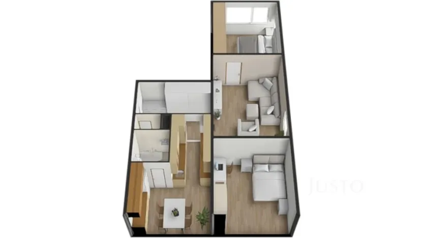 Prodej bytu 3+1, Písek - Budějovické Předměstí, třída Přátelství, 61 m2