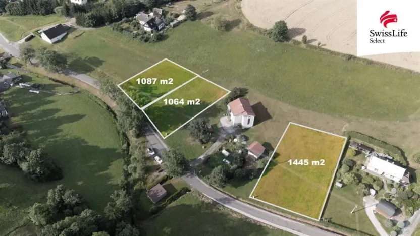 Prodej pozemku pro bydlení, Dolní Kalná, 1445 m2