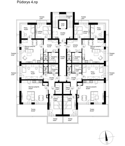 Prodej bytu 3+kk, Lanškroun, Vančurova, 84 m2