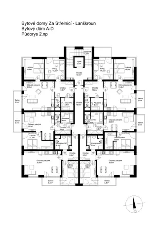 Prodej bytu 2+kk, Lanškroun, Vančurova, 59 m2