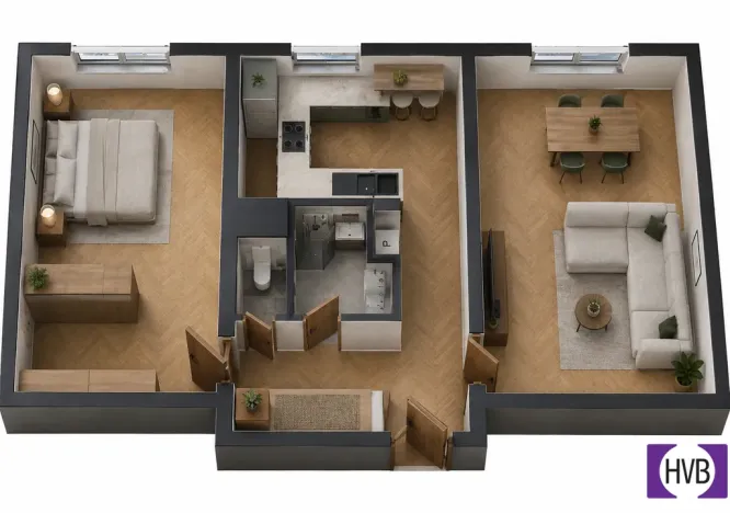 Prodej bytu 2+1, Praha - Záběhlice, Chmelová, 56 m2