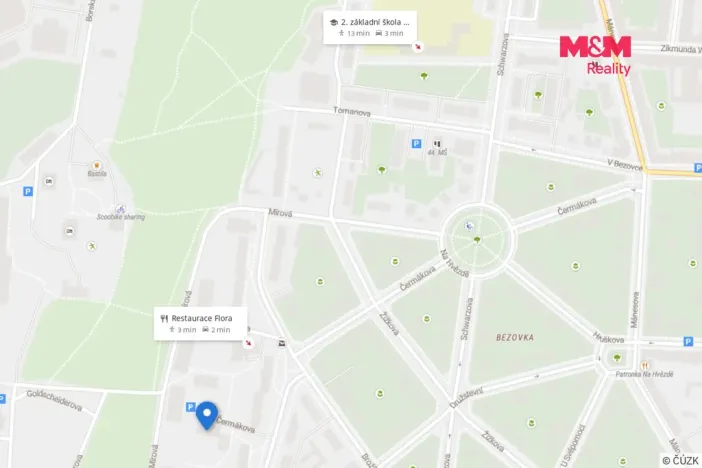 Prodej bytu 1+1, Plzeň - Jižní Předměstí, Čermákova, 36 m2