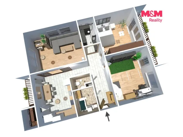 Prodej bytu 3+1, Poděbrady - Poděbrady III, Moučná, 101 m2