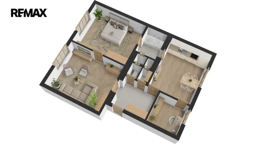 Pronájem bytu 3+kk, Hradec Králové - Pražské Předměstí, Herbenova, 78 m2