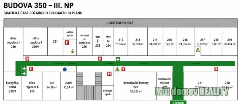 Pronájem kanceláře, Praha - Vysočany, Kolbenova, 25 m2