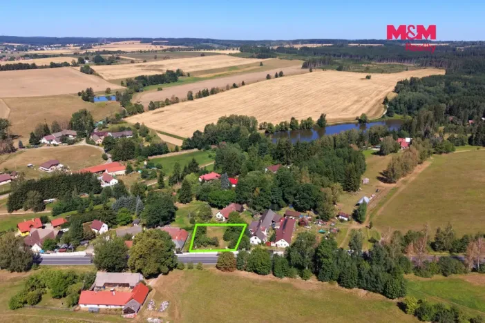 Prodej pozemku pro bydlení, Kamenice nad Lipou - Pravíkov, 1177 m2