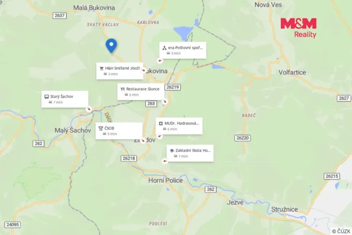 Prodej pozemku pro bydlení, Velká Bukovina, 4466 m2