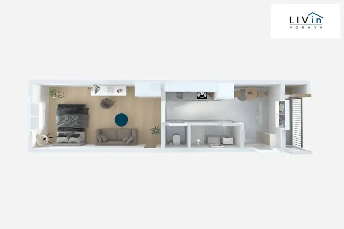 Pronájem bytu 1+1, Olomouc, tř. Svornosti, 32 m2