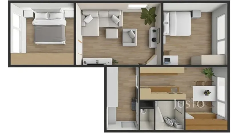 Prodej bytu 3+1, Písek, třída Přátelství, 61 m2