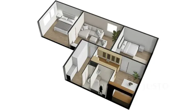 Prodej bytu 3+1, Písek, třída Přátelství, 61 m2