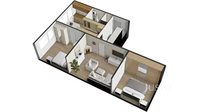 Prodej bytu 3+1, Písek, třída Přátelství, 61 m2
