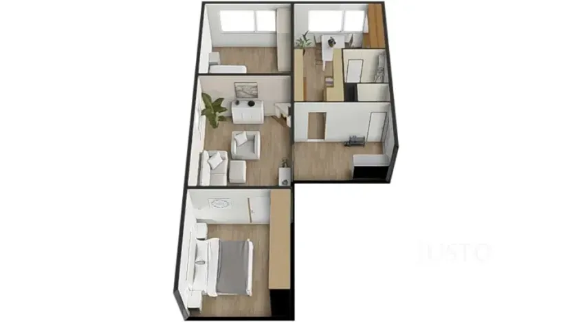 Prodej bytu 3+1, Písek, třída Přátelství, 61 m2