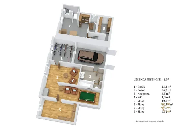 Prodej rodinného domu, Praha - Třeboradice, Šircova, 306 m2