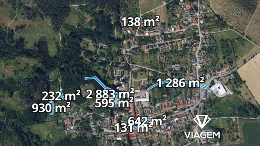 Prodej podílu pole, Borotín, 284 m2