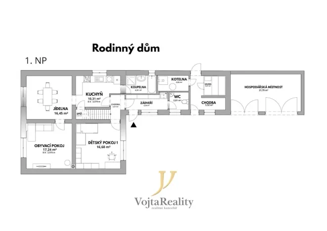 Prodej rodinného domu, Cholina, 160 m2
