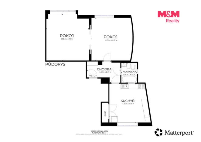 Prodej atypického bytu, Ostrava - Moravská Ostrava, 28. října, 83 m2