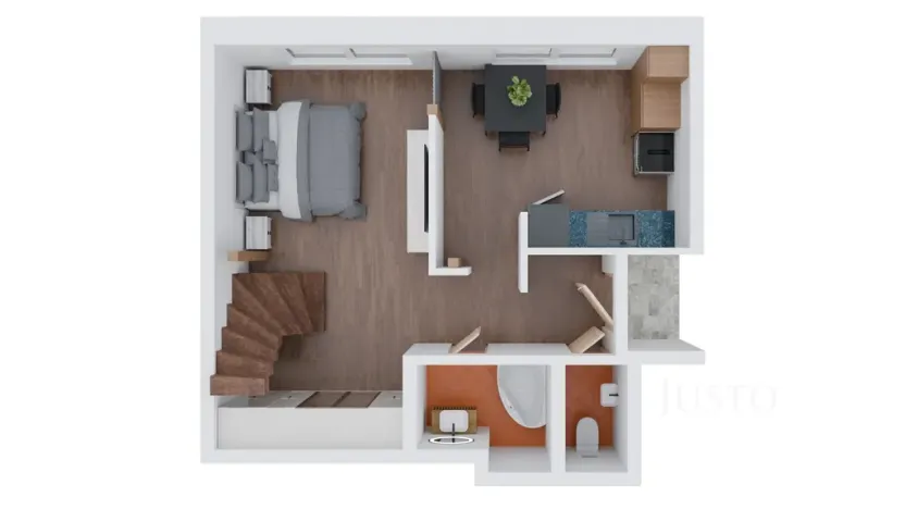 Prodej bytu 1+kk, Třeboň - Třeboň II, Šmeralova, 42 m2