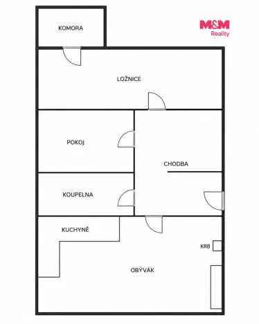Prodej rodinného domu, Dobřenice, 90 m2