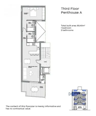 Prodej bytu 2+kk, Torrevieja, Alicante, Španělsko, 69 m2