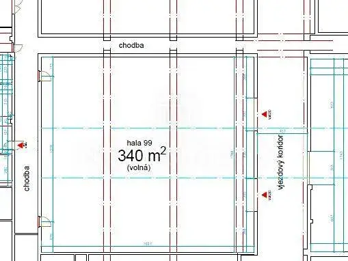 Pronájem skladu, Praha - Michle, Magistrů, 489 m2