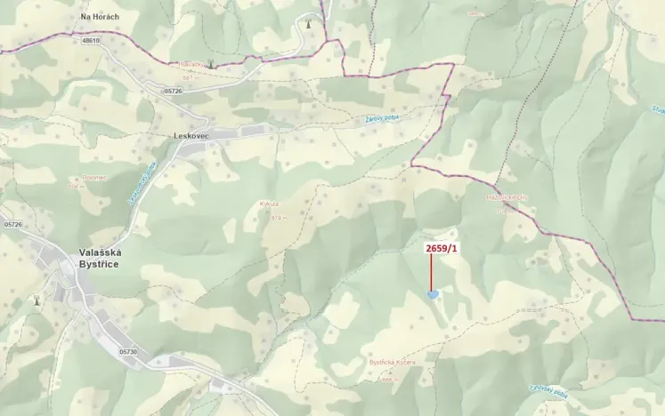 Dražba louky, Valašská Bystřice, 3375 m2
