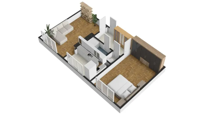 Prodej bytu 2+1, Praha - Vokovice, Etiopská, 51 m2