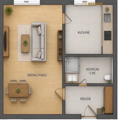 Prodej bytu 1+1, Ostrava, Nádražní, 32 m2