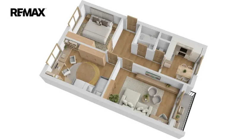 Prodej bytu 3+1, Rychnov nad Kněžnou, Mírová, 70 m2