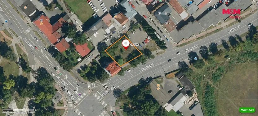 Pronájem komerčního pozemku, Ostrava, Korejská, 1114 m2