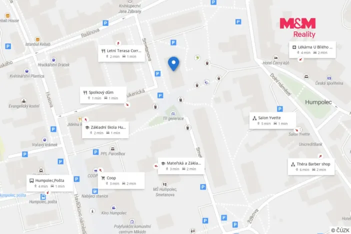 Prodej bytu 3+1, Humpolec, Smetanova, 70 m2