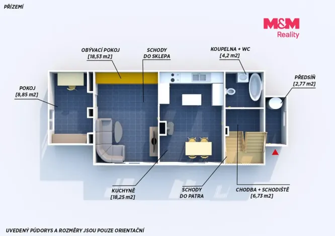 Prodej rodinného domu, Dobřív, 112 m2