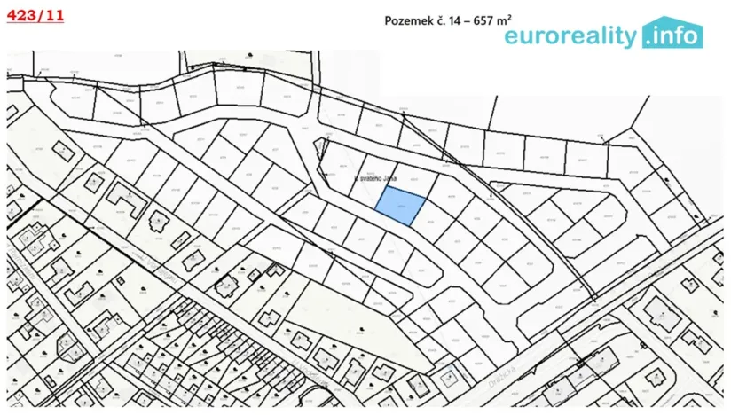 Prodej pozemku pro bydlení, Benátky nad Jizerou, 657 m2