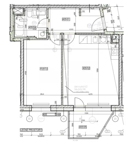 Prodej bytu 2+kk, Praha - Hloubětín, Kbelská, 51 m2