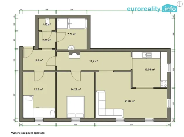 Prodej bytu 3+kk, Mariánské Lázně, Karlovarská, 113 m2