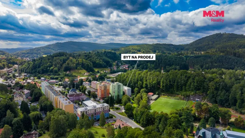 Prodej bytu 2+1, Desná, Krátká, 55 m2