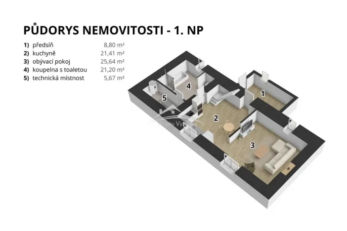 Prodej rodinného domu, Hojovice, 168 m2