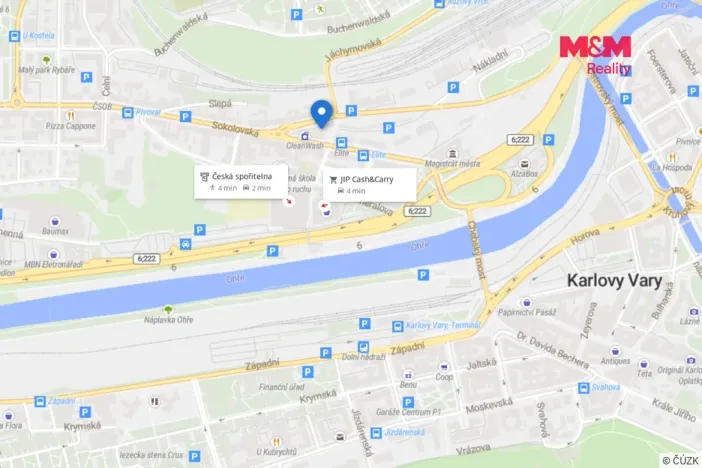 Prodej bytu 1+1, Karlovy Vary - Rybáře, Nákladní, 33 m2