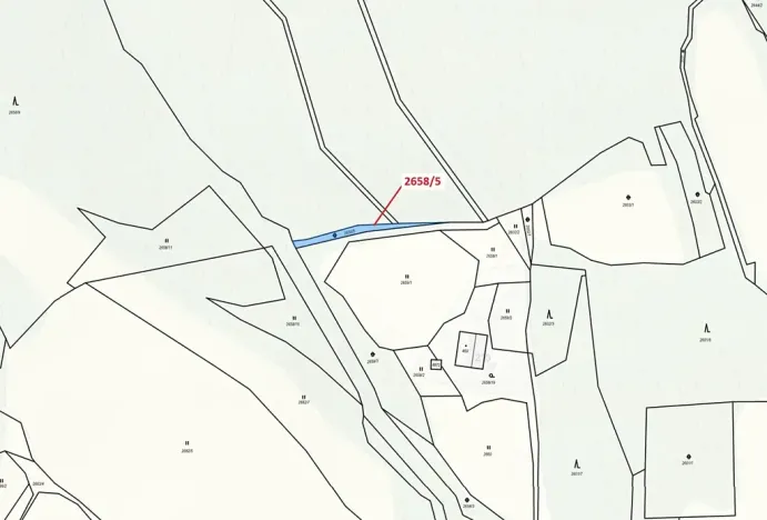 Dražba pozemku, Valašská Bystřice, 216 m2