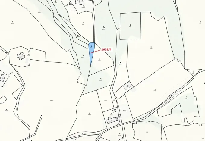 Dražba pozemku, Valašská Bystřice, 370 m2